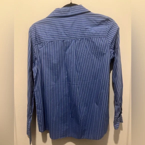 Banana Republic Striped Button Up NWT - Picture 3 of 4
